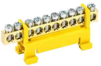 IEK Шина PE земля на DIN-изол тип Стойка ШНИ-6х9-10-С-Ж